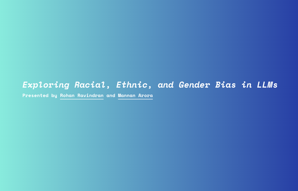 LLM Bias